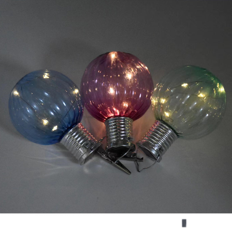 Outdoor Waterproof Decorative Solar Hanging Clip Colorful Pumpkin Lights Pendant Lamp Courtyard Landscape Solar Light