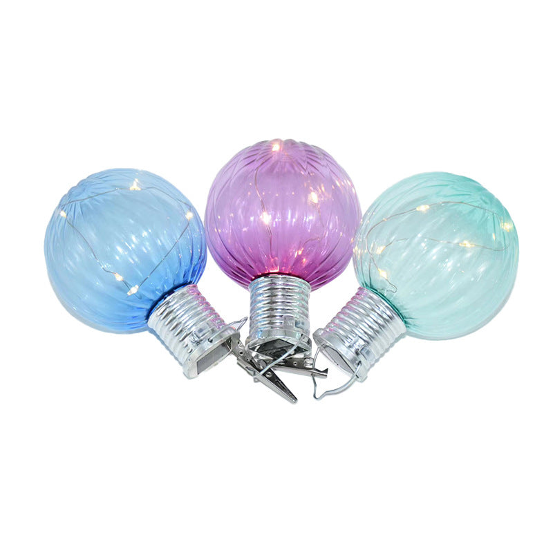 Outdoor Waterproof Decorative Solar Hanging Clip Colorful Pumpkin Lights Pendant Lamp Courtyard Landscape Solar Light