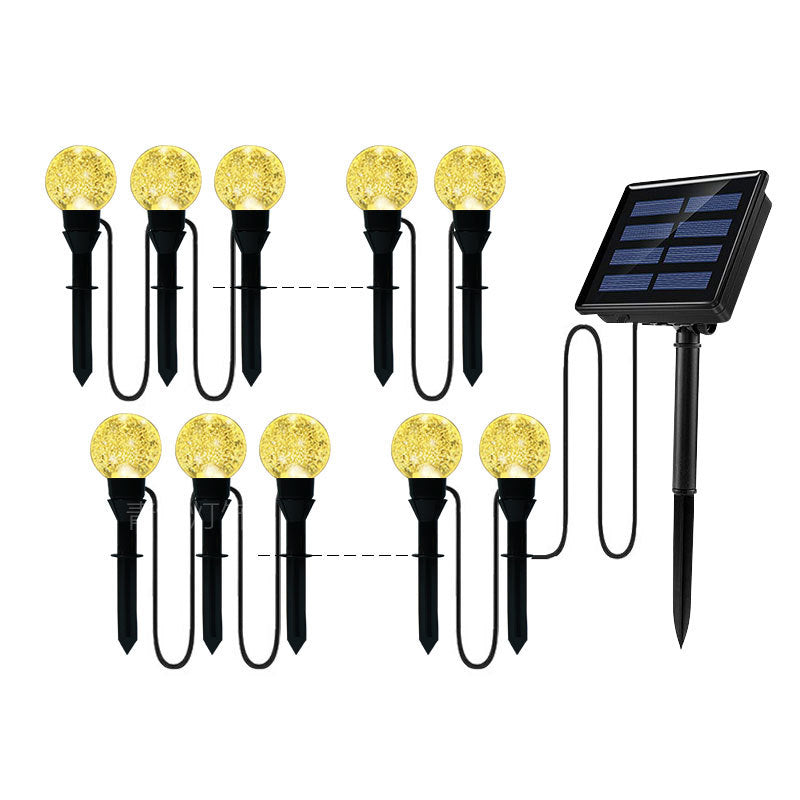 Waterproof Solar Light LED Bubble Ball Plug in Lawn Light for Outdoor Decoration