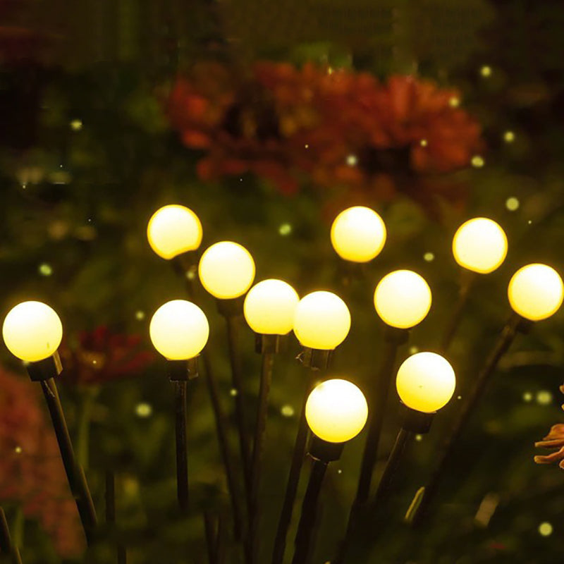 Outdoor Waterproof 6/8/10 LED Lamp Heads Solar Light Plug in Light for Courtyard Decoration