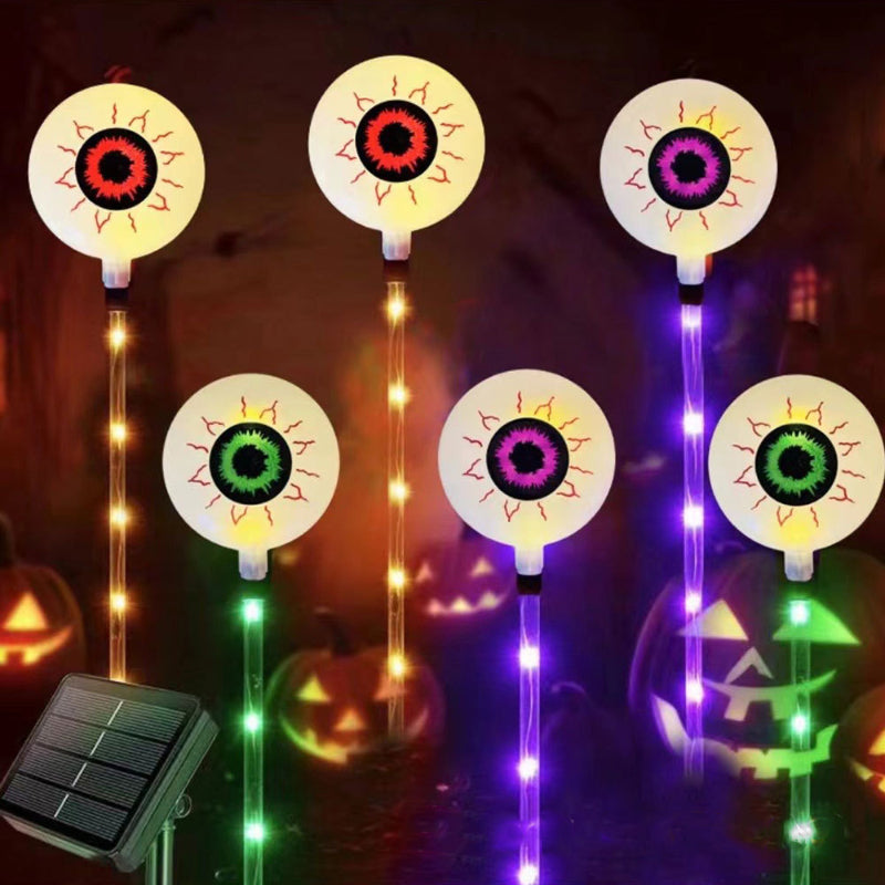 LED Outdoor Waterproof Solar Light Halloween Ornament Plug in Light Lawn Light for Festival Decoration