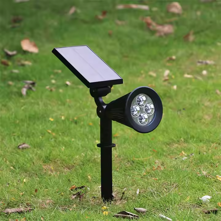 Hot-selling Solar Large-sized Spotlights Outdoor Ultra-bright Waterproof Plug in Light for Landscape
