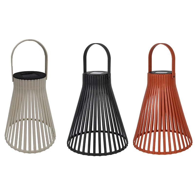New Design Home Atmosphere LED Hanging Lamp Plastic Solar Powered Landscape Light for Hotel and Theme Park Lawn