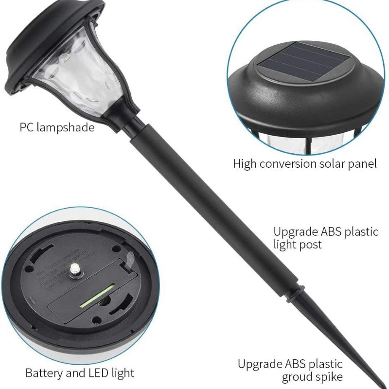 Outdoor Solar Light Waterproof Plug in Light Lawn Light for Garden & Theme Park Landscape Decorative