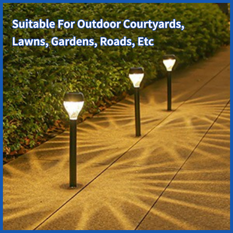 Hot Sale Solar Powered LED Floor Lamp for Home Courtyard Garden and Theme Park Lawn Water-proof Landscape Lighting