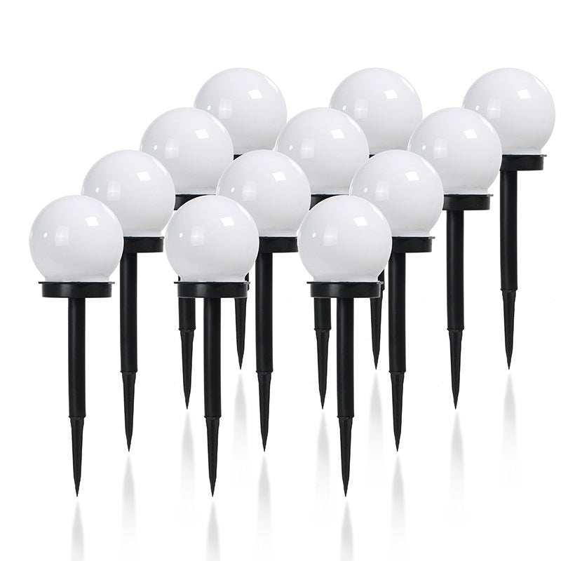 Solar Powered LED Floor Lamp for Home Courtyard Garden and Rotundity Light Theme Park Lawn for Landscape Lighting Water-proof