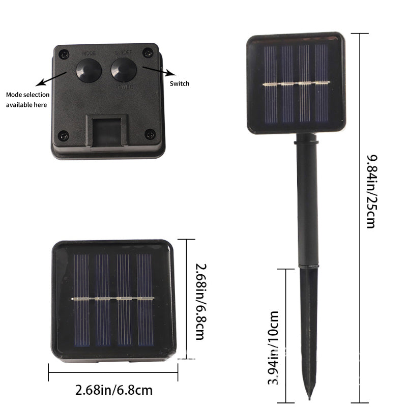 Wholesale LED Outdoor Solar Light Waterproof Plug in Light Lawn Light for Festival Decoration