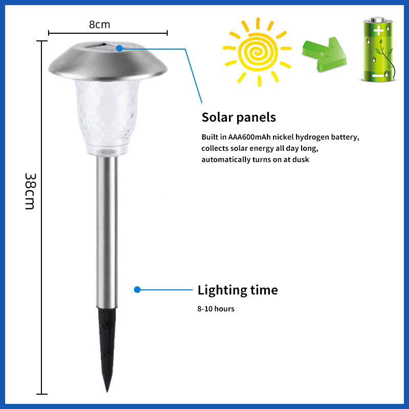 Outdoor Wholesale Solar Garden Lawn Light LED Garden Lighting Atmosphere Plug in Light