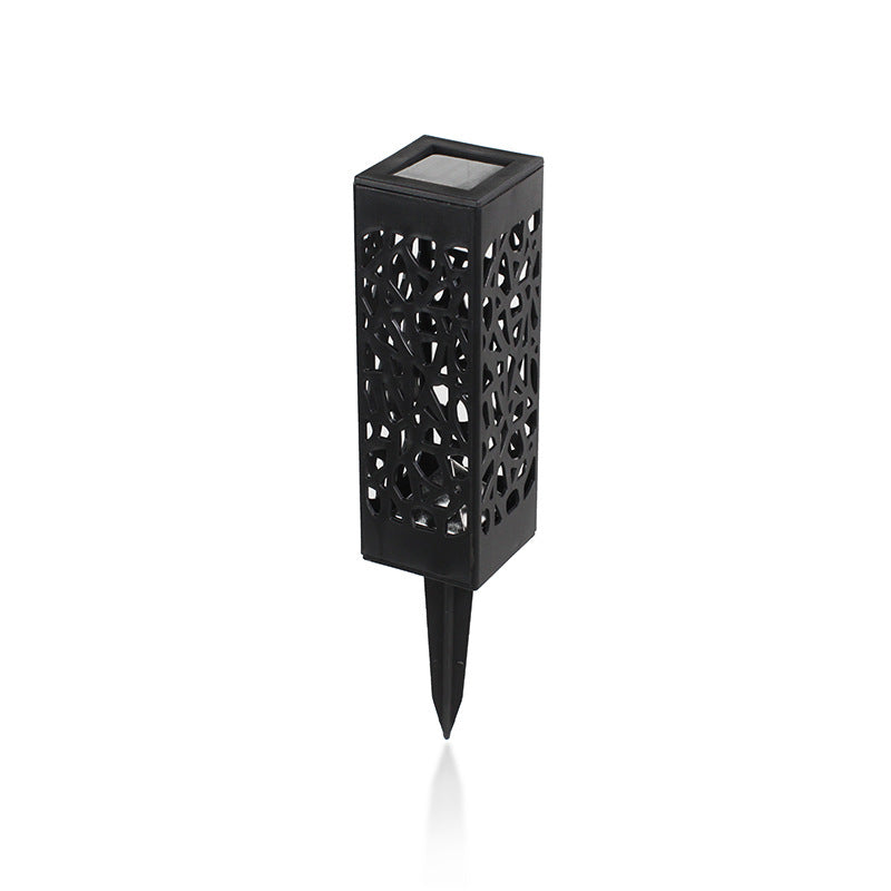 Outdoor Waterproof LED Solar Lawn Light with Hollow-out Design Plug-in Landscape Courtyard Light for Garden & Theme Park
