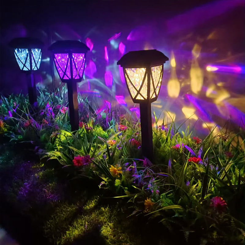 New Design Home Courtyard LED Floor Lamp Solar Powered Landscape Light for Garden and Theme Park Lawn Modeling