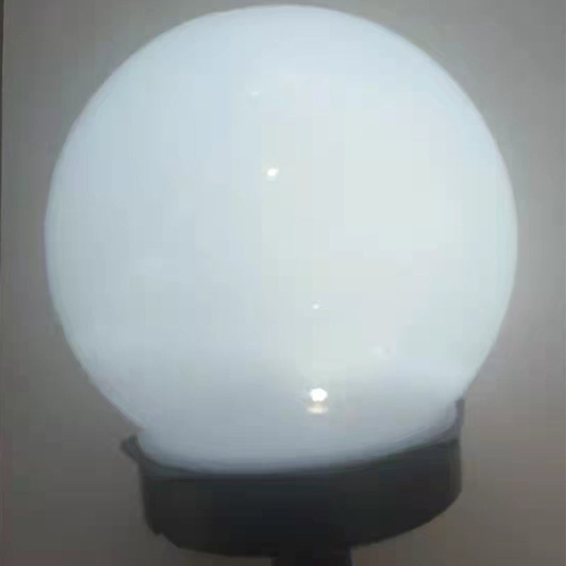 Solar Powered LED Floor Lamp for Home Courtyard Garden and Rotundity Light Theme Park Lawn for Landscape Lighting Water-proof