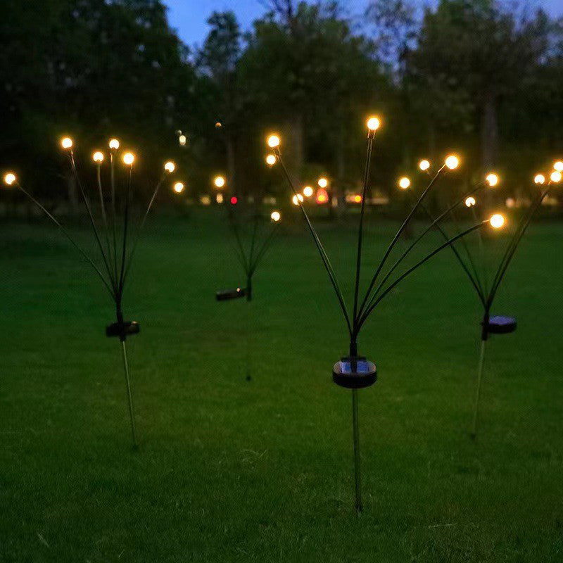 New Design Firefly Lamp for Home Courtyard Solar Light Floor Lamp Lawn Landscape LED Light Garden Decorative Lights