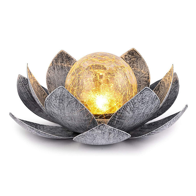 Spot Outdoor Solar Lawn Light LED Lotus Lights Ground Plug Light for Courtyard Decorations