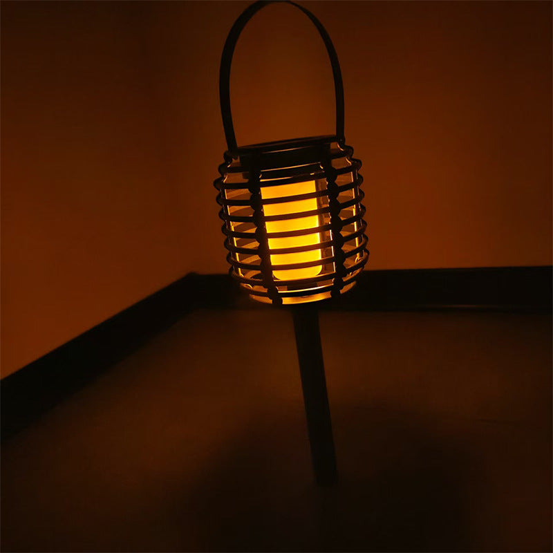 Wholesale Solar Lawn Light Outdoor Handheld Creative Solar Plug in Vine Light for Garden