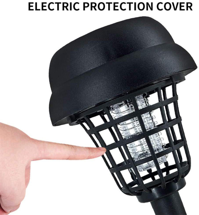 Outdoor Solar Light Waterproof 2-in-one Mosquito-killing Plug in Lawn Light for Garden & Theme Park Decorative