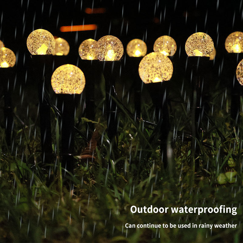LED Waterproof Solar Light Star Shaped Lawn Light Plug-in-Light for Outdoor Road Decoration