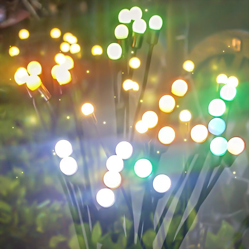Outdoor Waterproof 6/8/10 LED Lamp Heads Solar Light Plug in Light for Courtyard Decoration