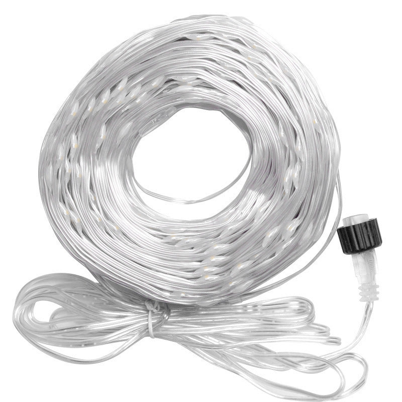 Outdoor Solar String Light Portable LED Rope Light Rainbow Tube Tree Light String for Festival Decoration