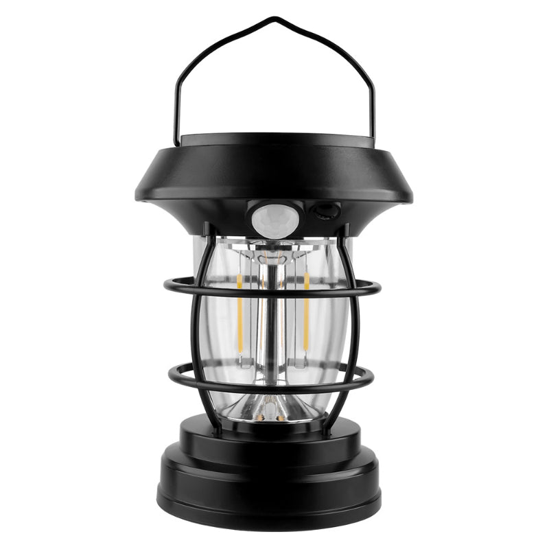 Outdoor Waterproof Solar Induction Light Multifunctional Hanging Camping Light with USB