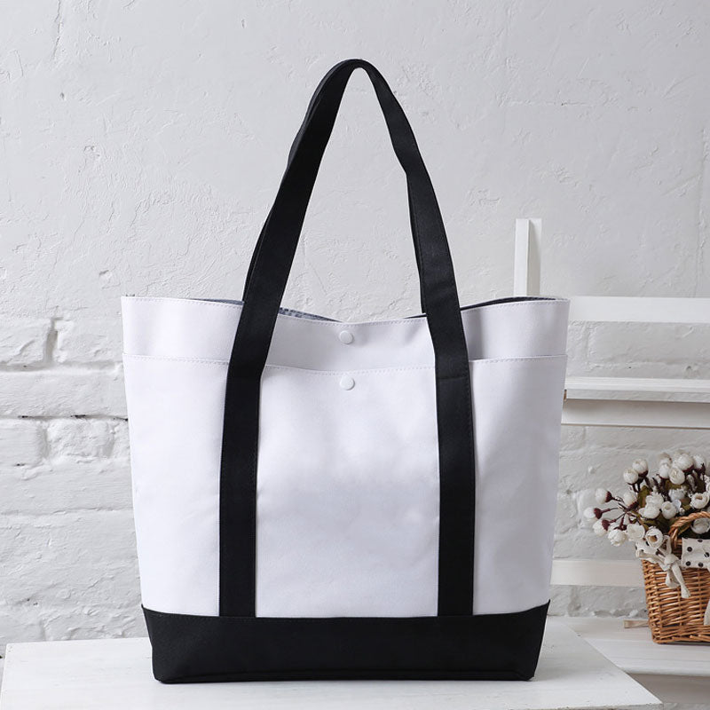 Cotton Tote Bag Grocery Tote Shopping Bag Foldable Eco-friendly Supermarket Reusable Handbags Shoulder Large Capacity Woman Bags