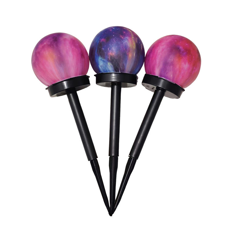 Wholesale LED Solar Light Home Courtyard Floor Lamp Sphere Colorful Lawn Viewing Lamp Landscape Solar Light for Garden