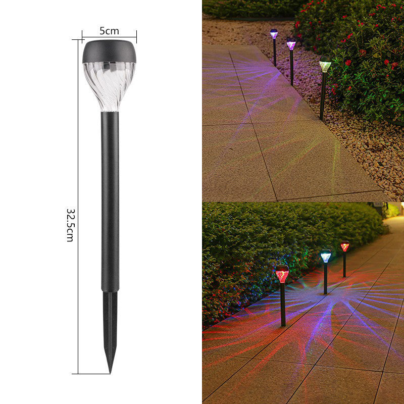 Hot Sale Solar Powered LED Floor Lamp for Home Courtyard Garden and Theme Park Lawn Water-proof Landscape Lighting