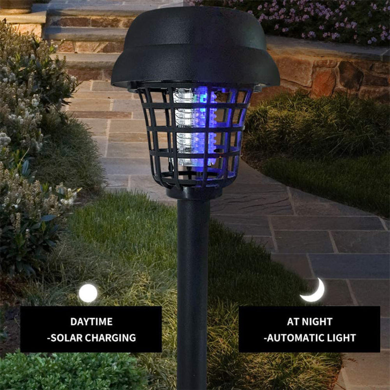 Outdoor Solar Light Waterproof 2-in-one Mosquito-killing Plug in Lawn Light for Garden & Theme Park Decorative
