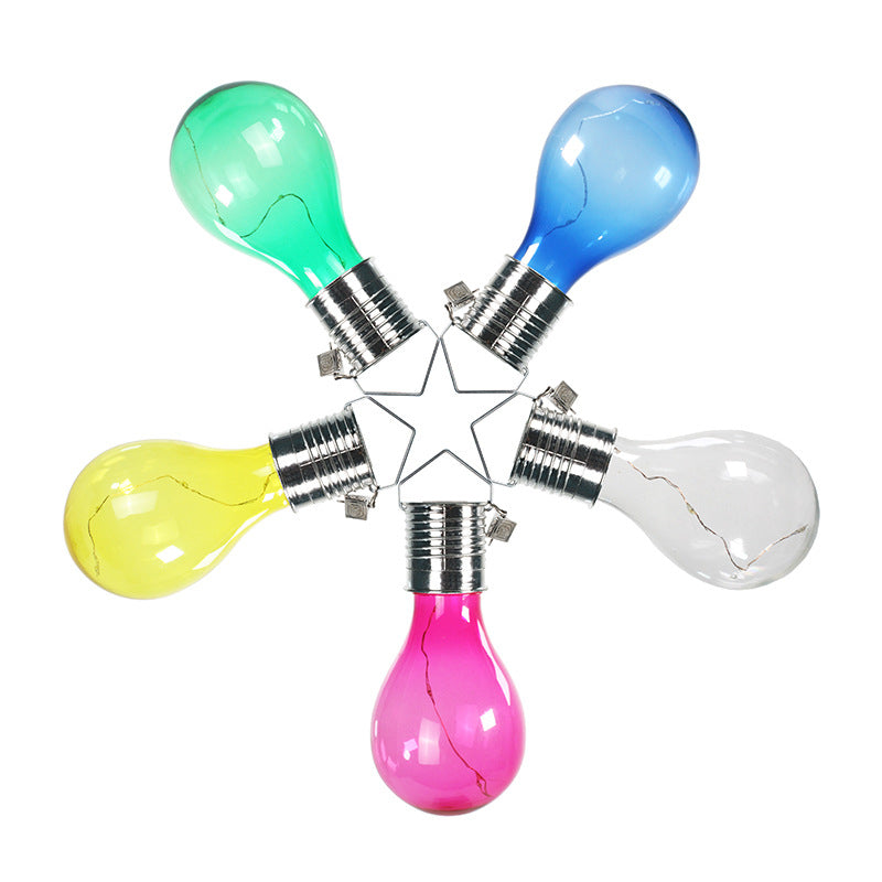Colorful Hanging Lamp Decorative Bulbs Outdoor Solar Light Small Hanging Lamps