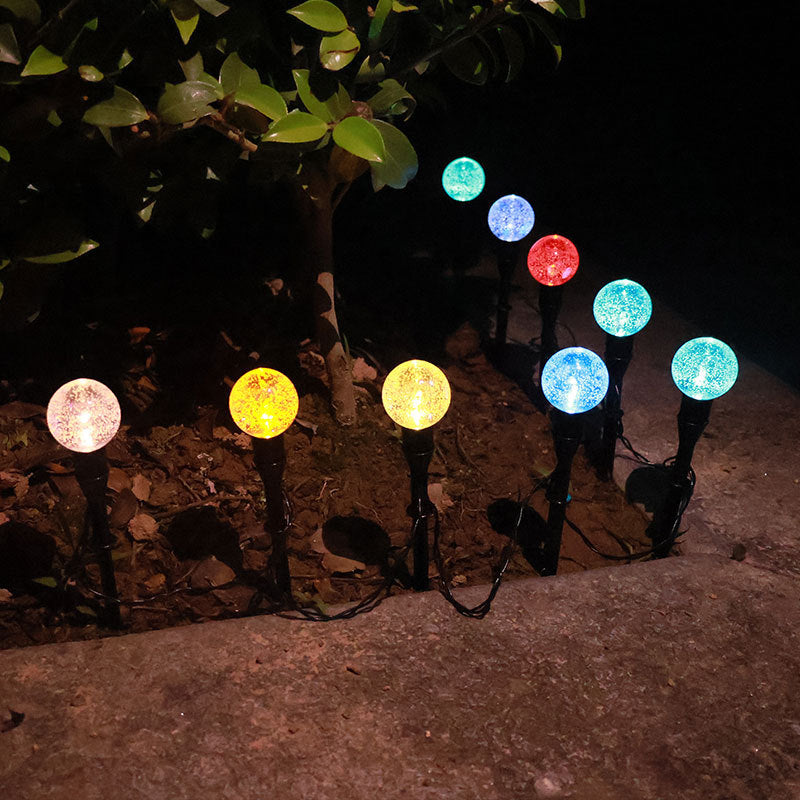 LED Waterproof Solar Light Star Shaped Lawn Light Plug-in-Light for Outdoor Road Decoration