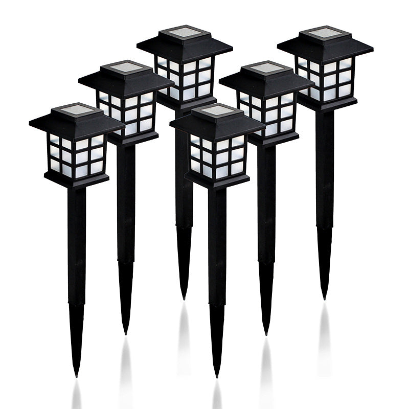 Outdoor Solar House Design Light LED Garden Lawn Light Waterproof Plug in Light