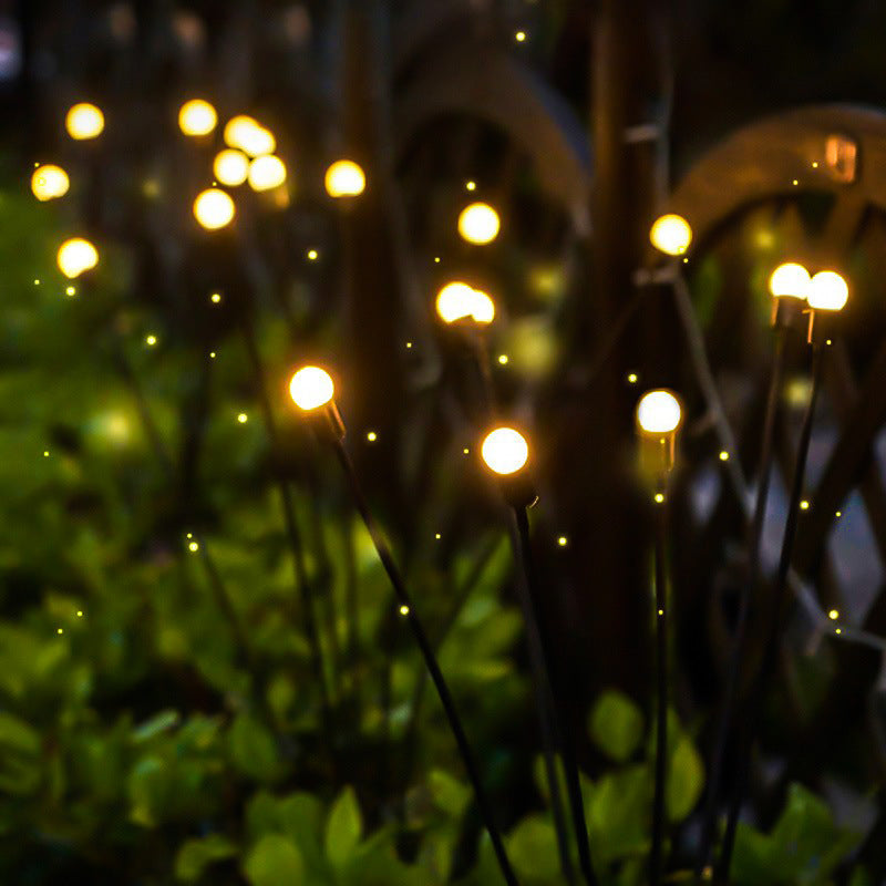 Outdoor Waterproof 6/8/10 LED Lamp Heads Solar Light Plug in Light for Courtyard Decoration