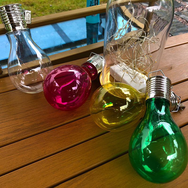 Colorful Hanging Lamp Decorative Bulbs Outdoor Solar Light Small Hanging Lamps