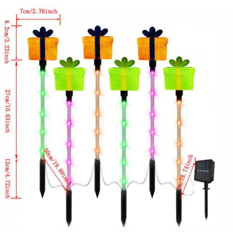 LED Outdoor Waterproof Solar Light Halloween Ornament Plug in Light Lawn Light for Festival Decoration