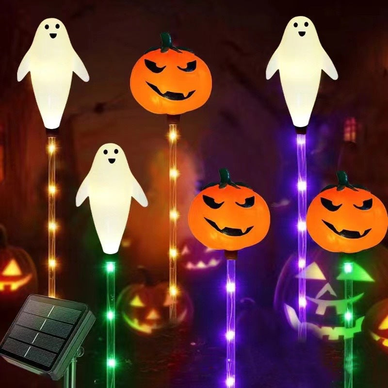 LED Outdoor Waterproof Solar Light Halloween Ornament Plug in Light Lawn Light for Festival Decoration