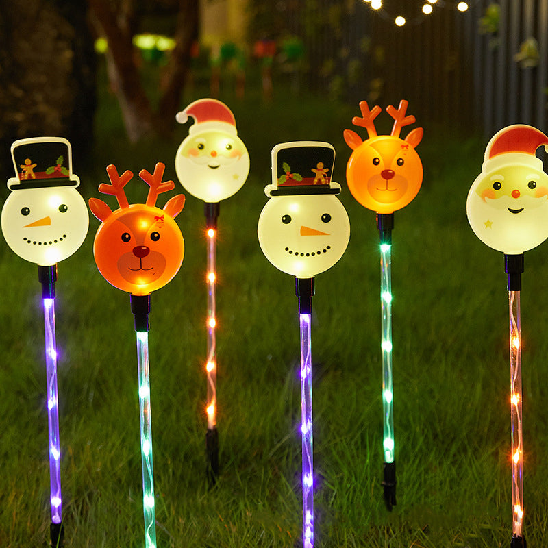 LED Outdoor Waterproof Solar Light Halloween Ornament Plug in Light Lawn Light for Festival Decoration