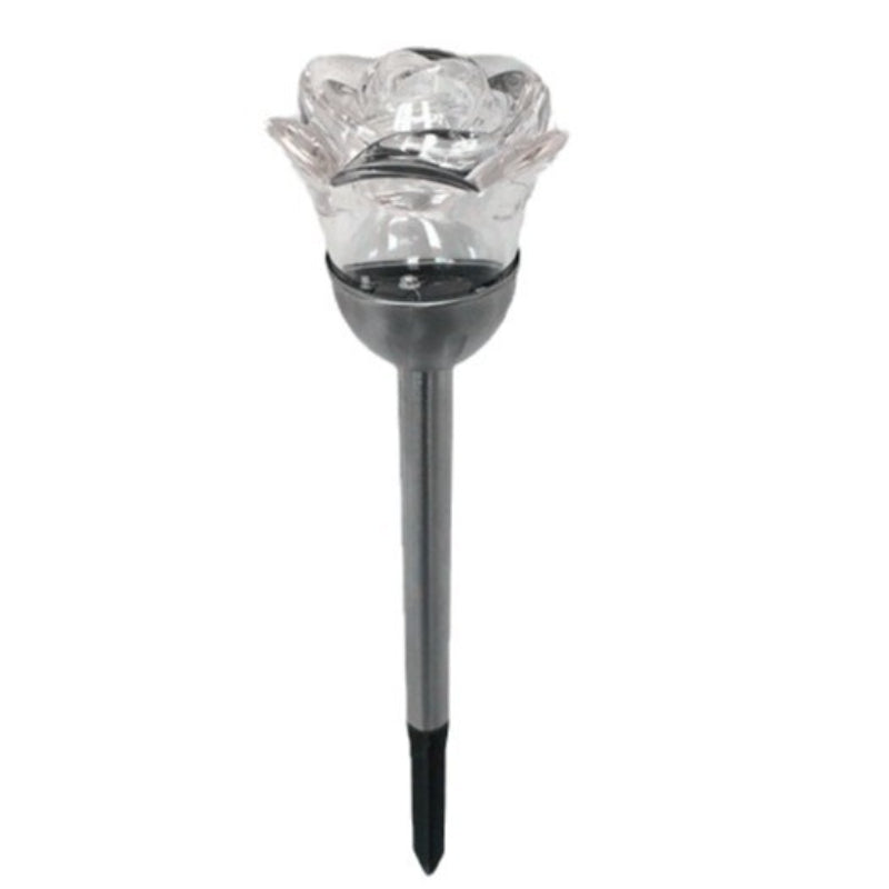 LED Waterproof Solar Simulated Rose Design Light Lawn Lights for Garden Landscape Decoration