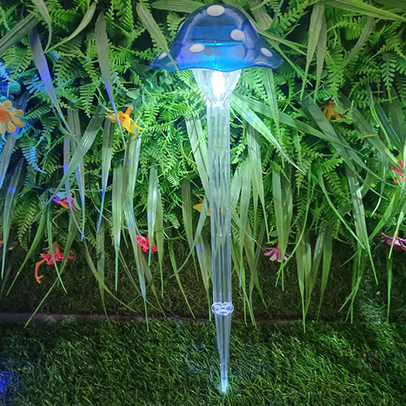 New Design Home Courtyard Solar Light Floor Lamp Lawn Mushroom Shaped Landscape LED Light for Garden