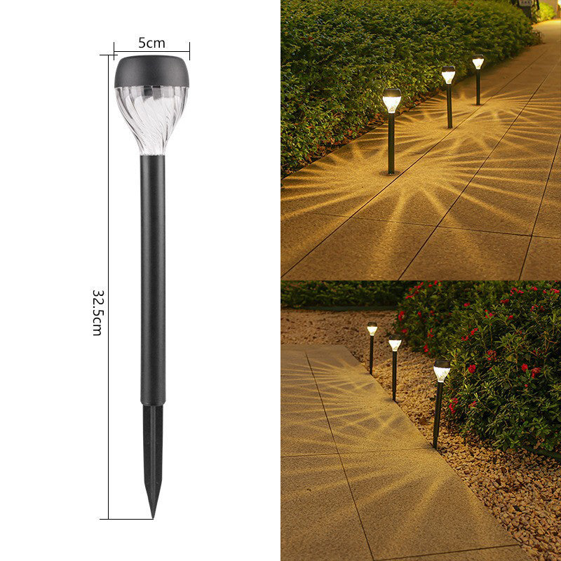 Hot Sale Solar Powered LED Floor Lamp for Home Courtyard Garden and Theme Park Lawn Water-proof Landscape Lighting
