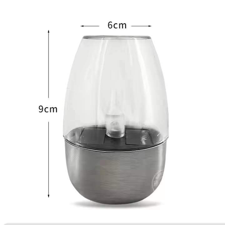 Outdoor Waterproof Solar Light LED Simulated Flame Wine Glass Solar Light Courtyard Decoration Lights