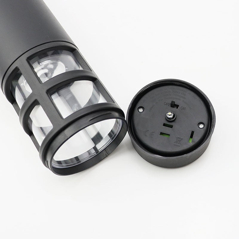 Outdoor LED Solar Plastic Cylindrical Light Waterproof Lawn Light Landscape Plug in Light