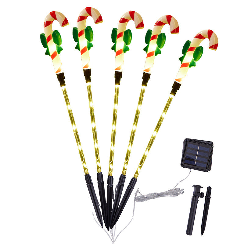 LED Outdoor Waterproof Solar Light Christmas Ornament Plug in Light Lawn Light for Festival Decoration