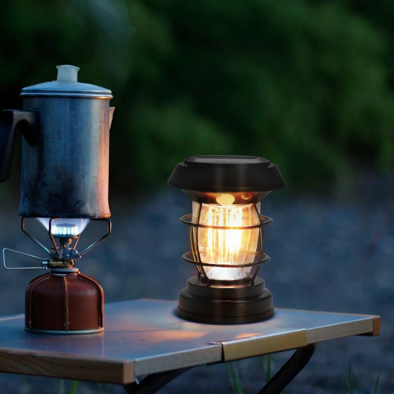 Outdoor Waterproof Solar Induction Light Multifunctional Hanging Camping Light with USB