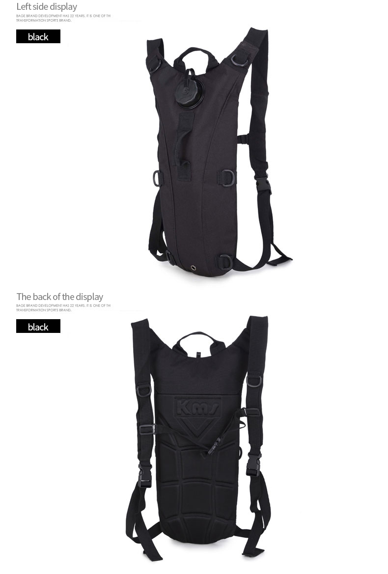 Tactical Backpack Hydration 3L Cycling Hiking Tactical Bag Backpack Water Bag With Water Bladder