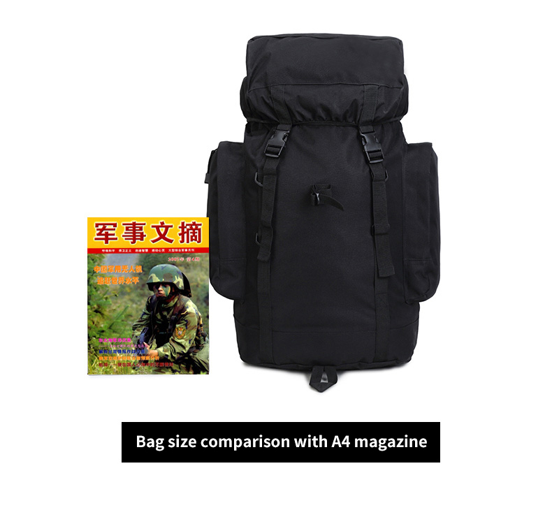 Hiking Backpack Waterproof Camo Large 70 Liter Military Backpack Bag Hiking For Combination