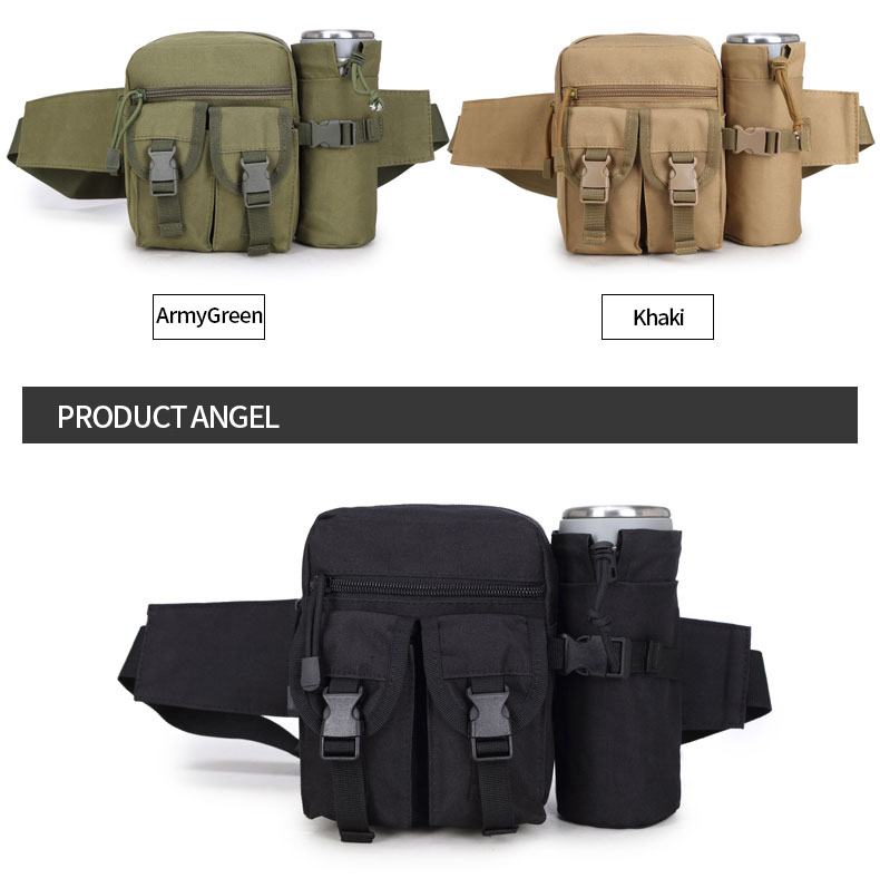 Tactical Waist Pack Pouch Fanny Hip Belt Bag Wholesale Hiking Running Water Waist Pack With Water Bag