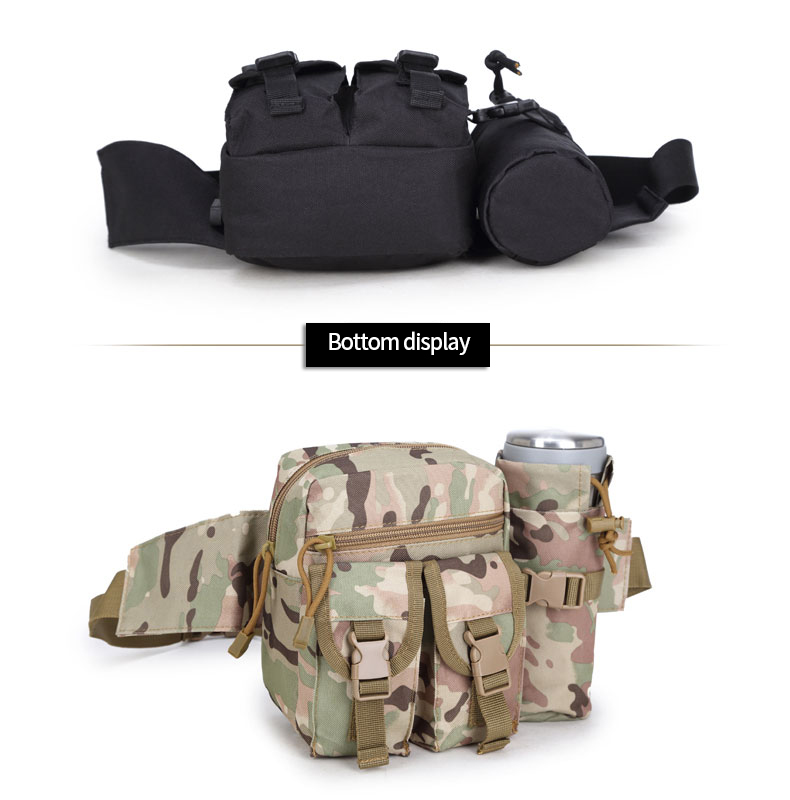 Tactical Waist Pack Pouch Fanny Hip Belt Bag Wholesale Hiking Running Water Waist Pack With Water Bag