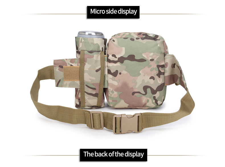 Tactical Waist Pack Pouch Fanny Hip Belt Bag Wholesale Hiking Running Water Waist Pack With Water Bag