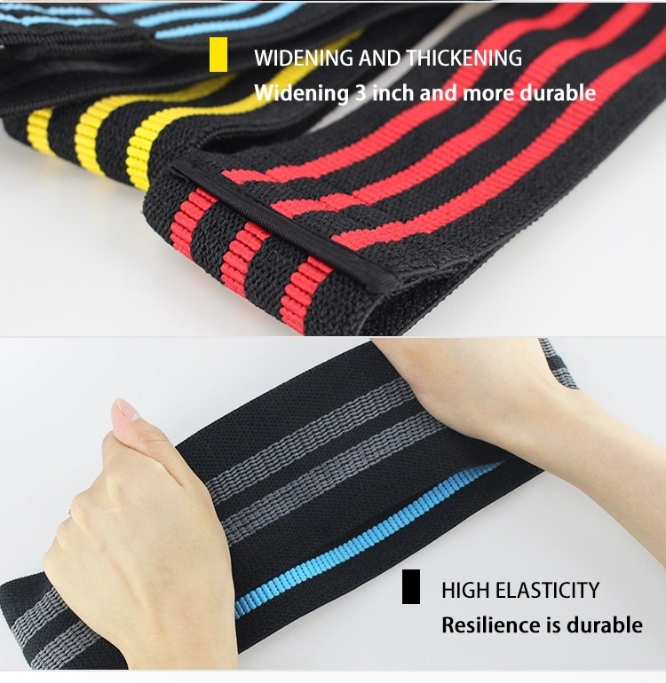 Thicken Anti-Slip Fitness Elastic Hip Band Sling Shot Hip Circle with Customization