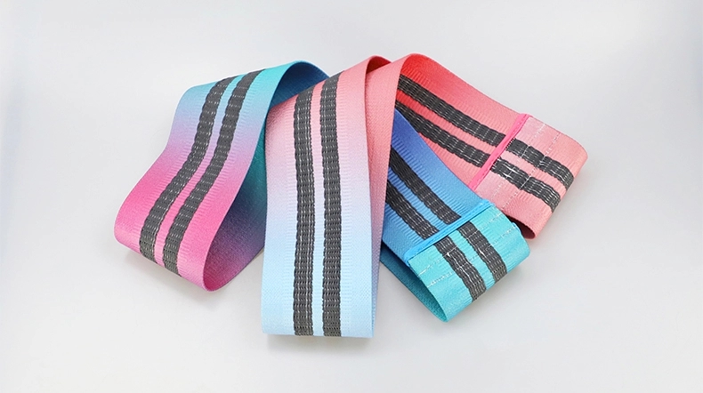 Gradient Color Hip Resistance Band Booty Bands Resistance Fabric Resistance Bands for Gym