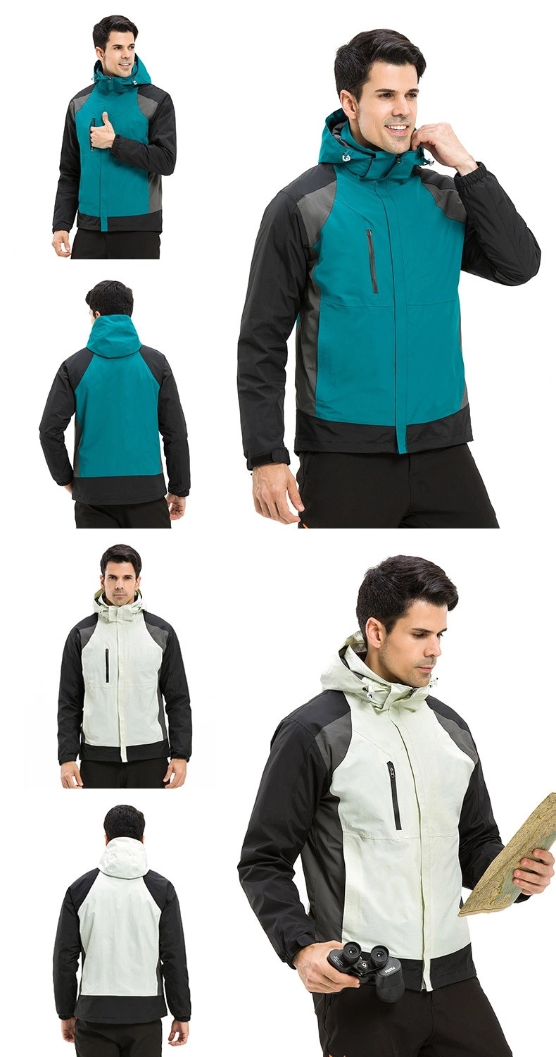 High-end Liner Detachable Hiking Coat Men And Women Down Ski Jacket Couples Winter Jacket